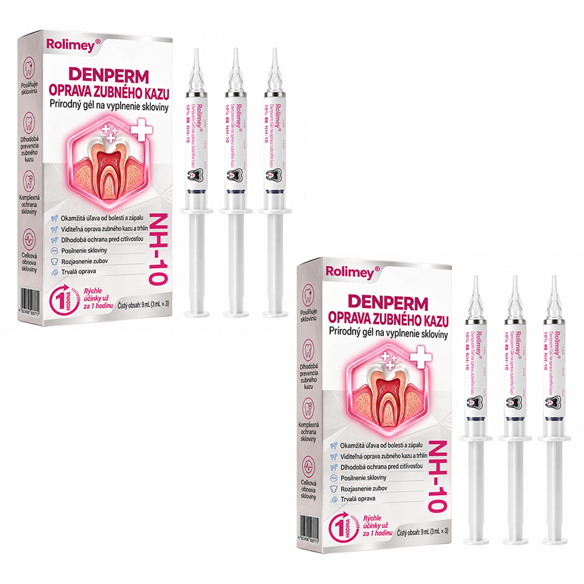 🇸🇰🚩🚩Rolimey® DenPerm – Prírodný gél na doplnenie zubnej skloviny na obnovu zubov poškodených kazom